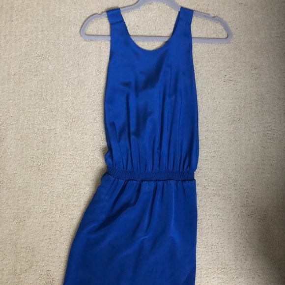 Banana Republic Blue Silk Dress XS - Picture 6 of 7